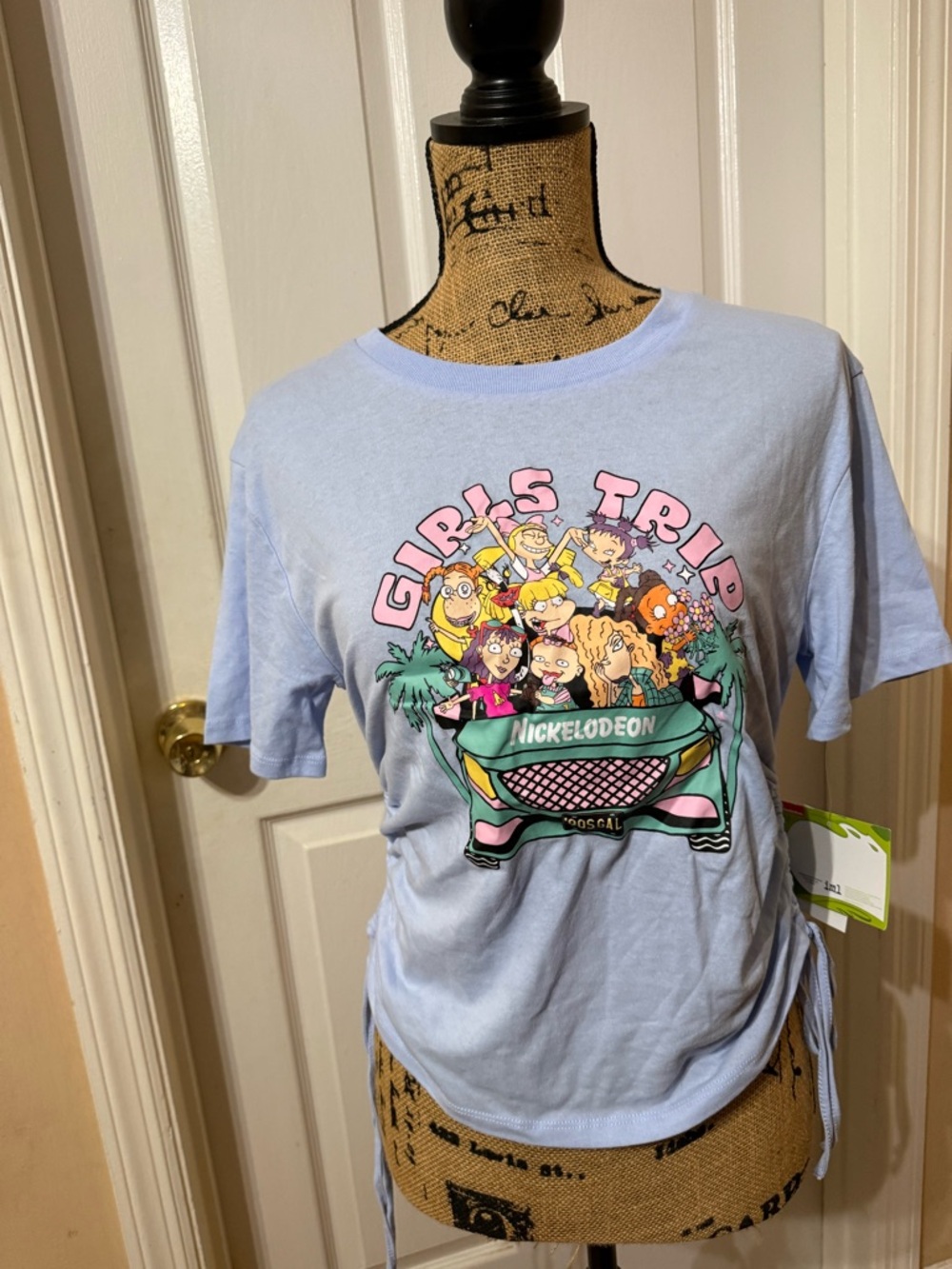 Nickelodeon Light Blue 'Girls Trip' Cartoon Graphic Tee